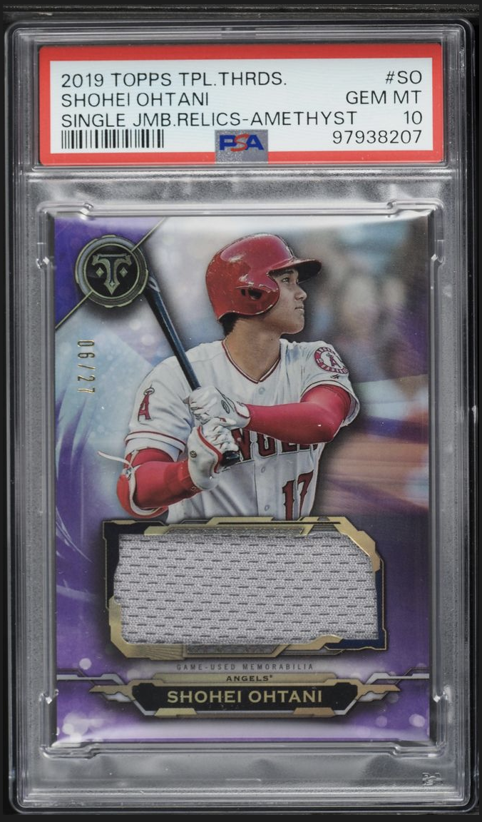 Shohei Ohtani PSA 10 graded collectible